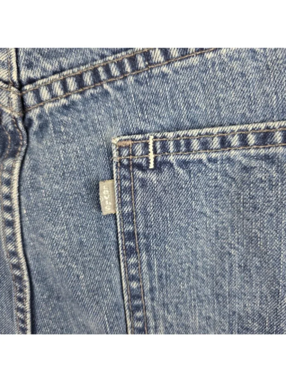 Levi's SilverTab Relaxed Straight Jeans Mens 36x29 Blue Denim Made in Mexico 200